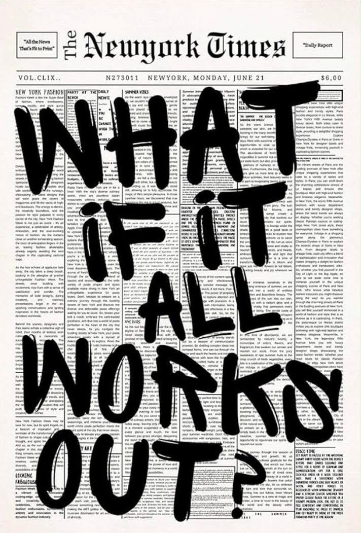 What if it all works out (Black)