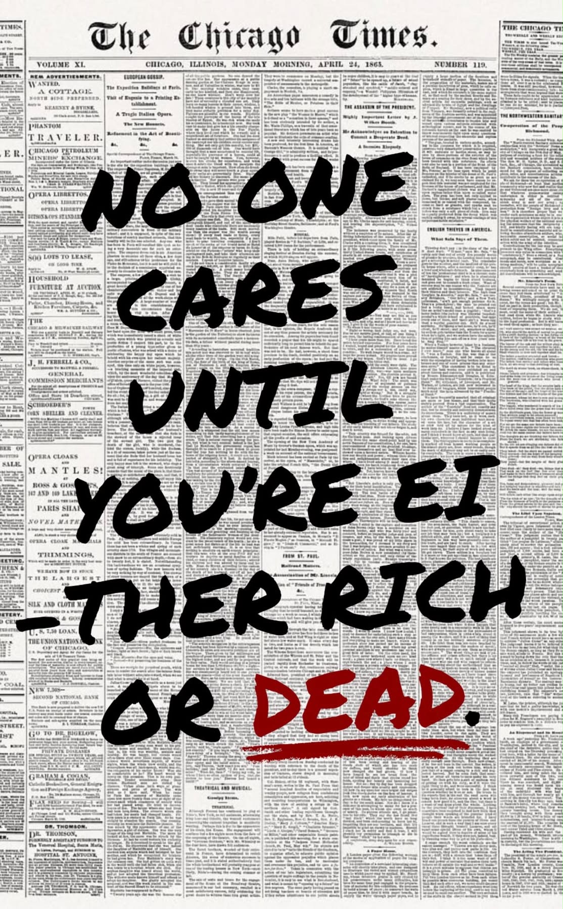 No one cares